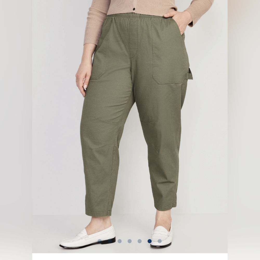 Olive Green Women's Pants